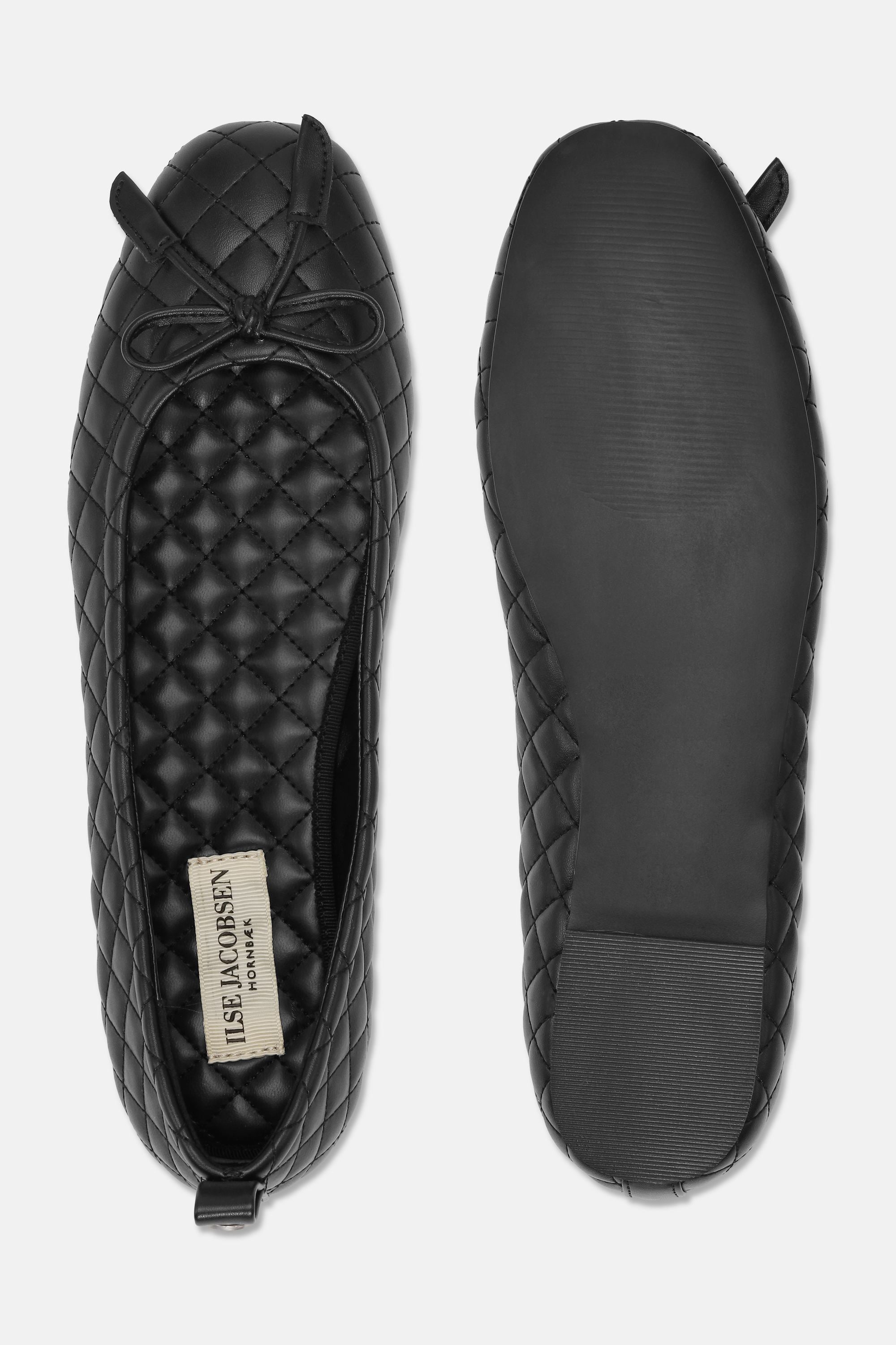 Quilted Ballerina - Black Black